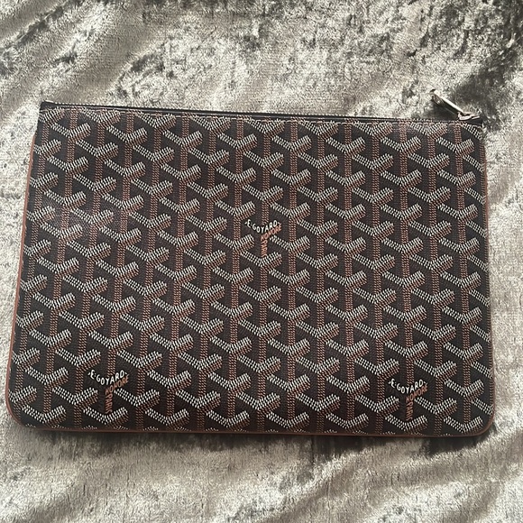 🚫SOLD🚫AUTHENTIC GOYARD SENAT MM in BLACK/TAN - Picture 10 of 10